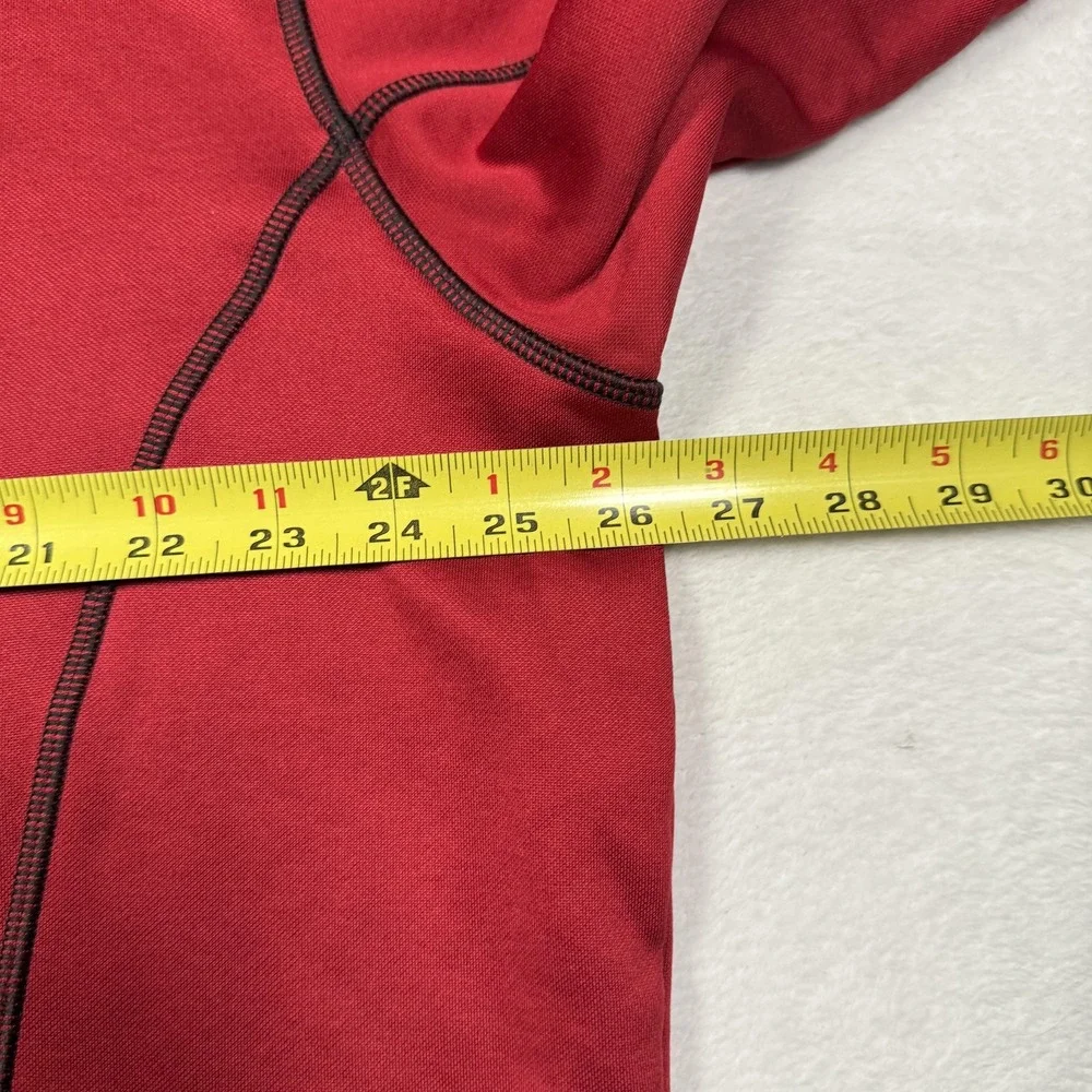 Nike‎ Golf Pullover Mens XL Red Therma-FIT 1/4 Zip Fleece Performance Outdoor